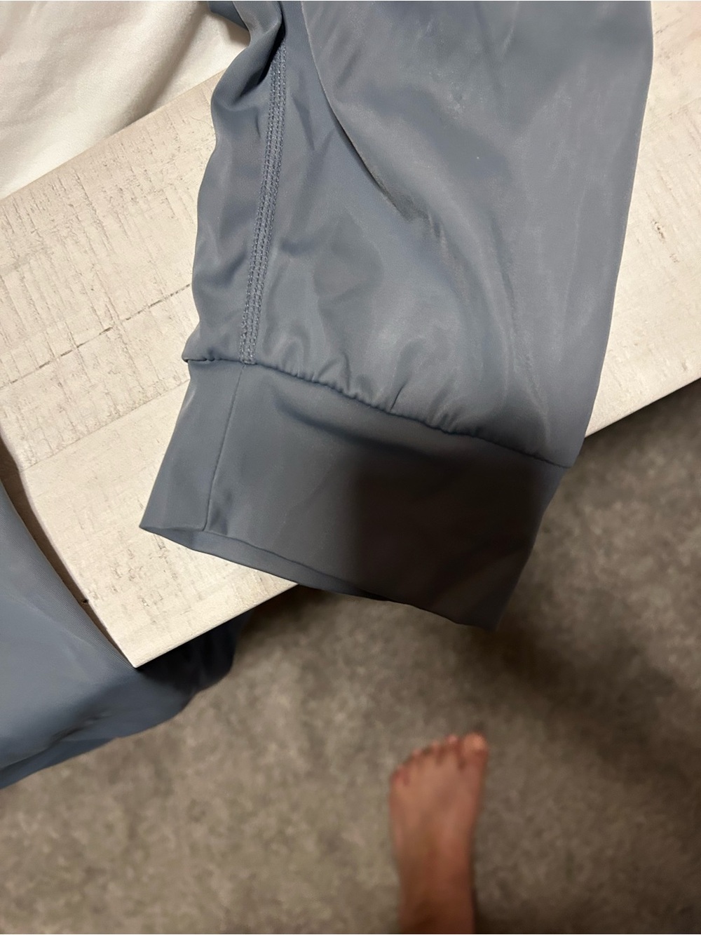 Light Slate Blue Active Jacket Sleeve